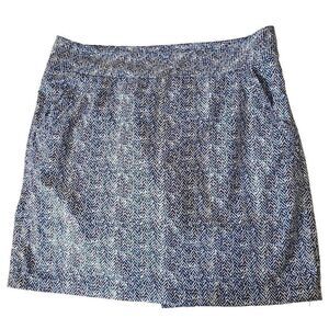 Chase 54 Womens Blue Print Golf Athletic Skort 6